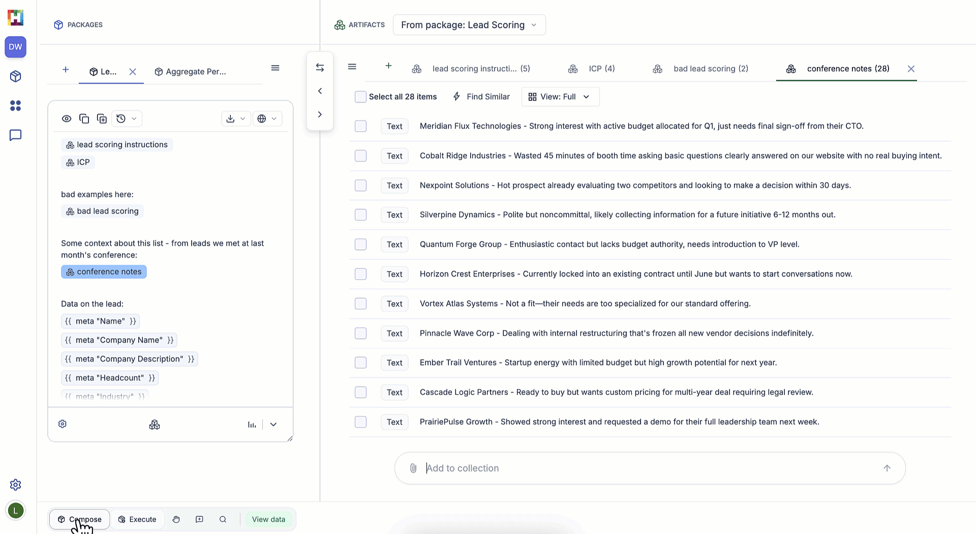 Switching workspace modes